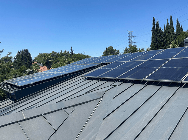 Solarprojekt auf Einfamilienhaus